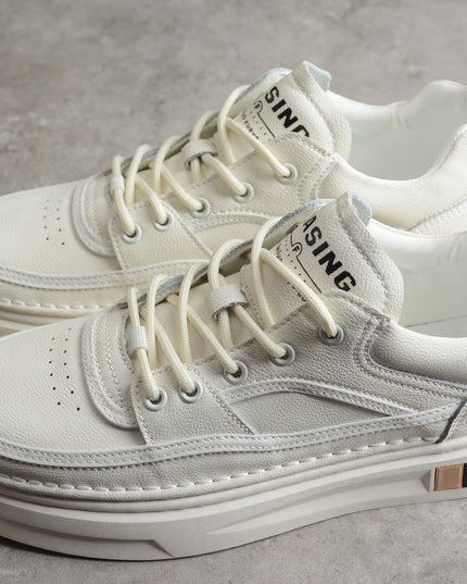 Gucci Monochrome Cream Platform Sneaker