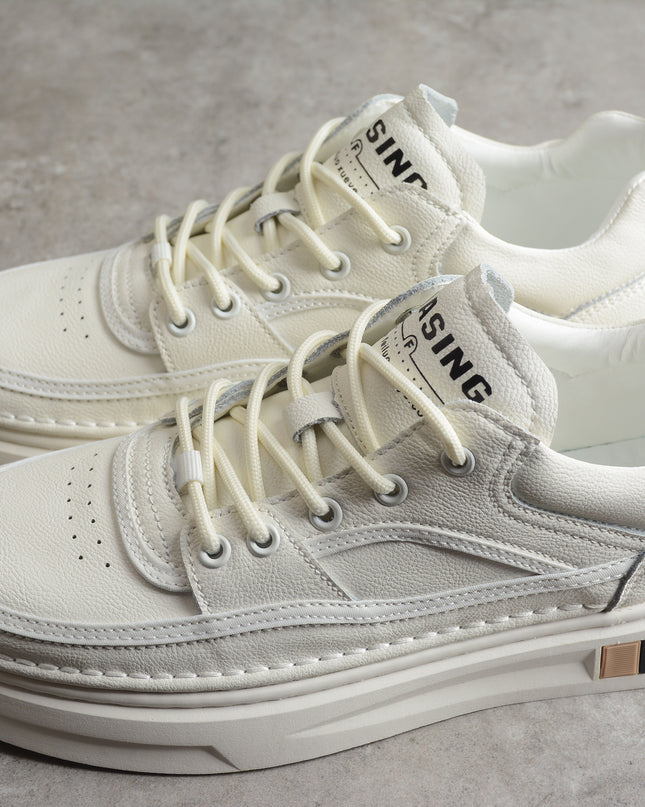 Gucci Monochrome Cream Platform Sneaker