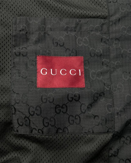 Gucci Monogram Nylon Hooded Jacket – Black