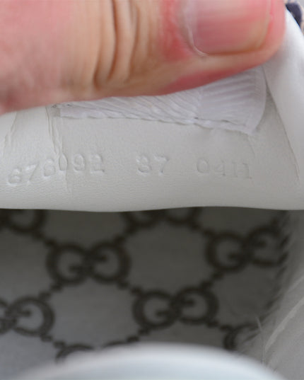 Gucci  Monogram Platform Sneaker – Navy & White