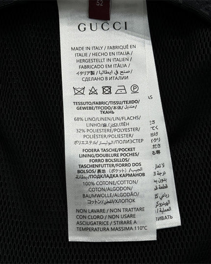 Gucci Monogram Technical Hooded Jacket – Black
