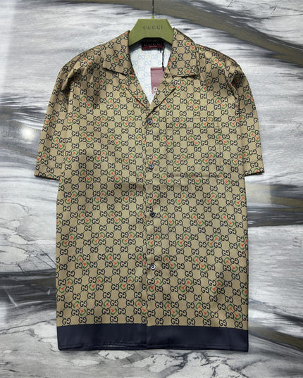 Gucci Multicolor GG Monogram Silk SweatShirt – Beige