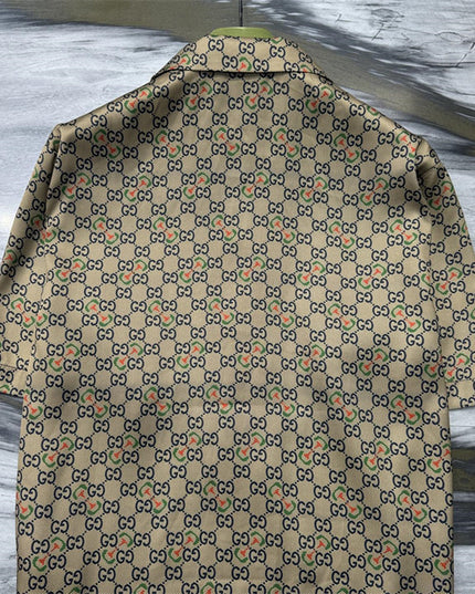 Gucci Multicolor GG Monogram Silk SweatShirt – Beige