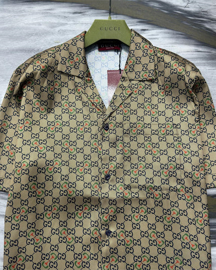 Gucci Multicolor GG Monogram Silk SweatShirt – Beige
