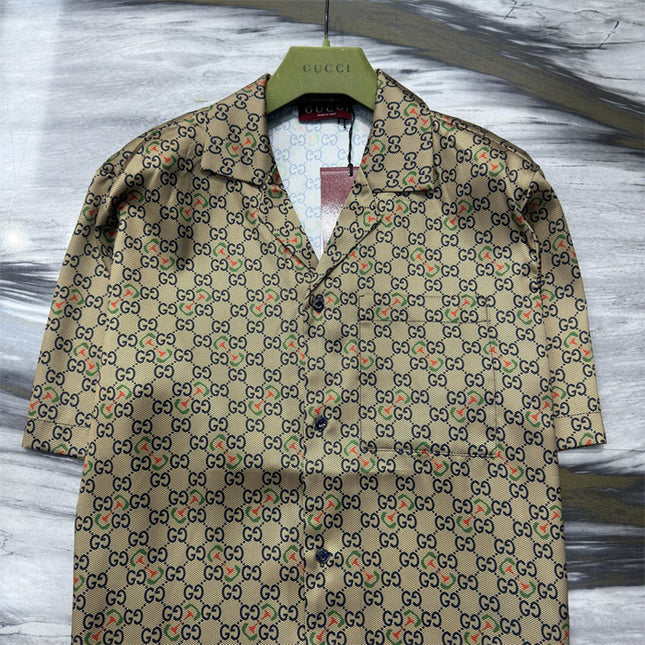 Gucci Multicolor GG Monogram Silk SweatShirt – Beige