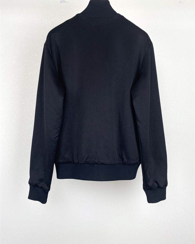Gucci Multicolor Web Stripe Zip-Up Jacket