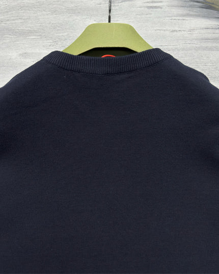 Gucci Navy Crewneck Knit Sweater