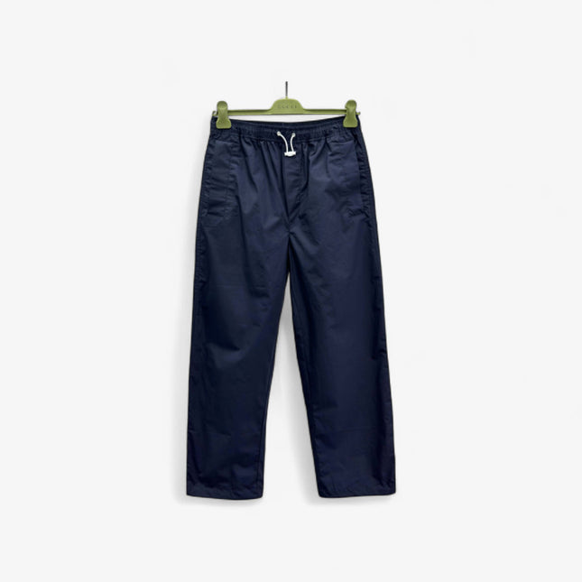 Gucci Navy Lightweight Nylon Pants