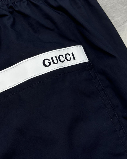 Gucci Navy Lightweight Nylon Pants