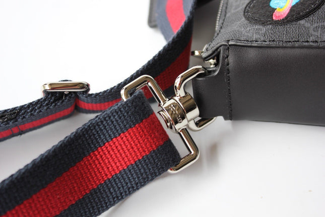 Gucci Night Courrier Messenger Bag 474137 - Black/grey