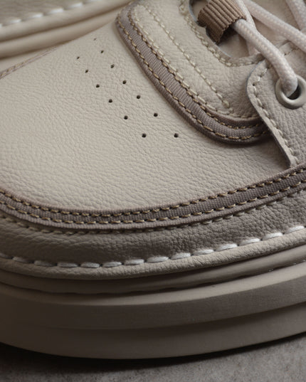 Gucci Off-White Elevated Sole Leather Sneaker