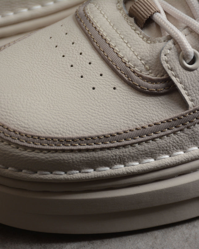 Gucci Off-White Elevated Sole Leather Sneaker