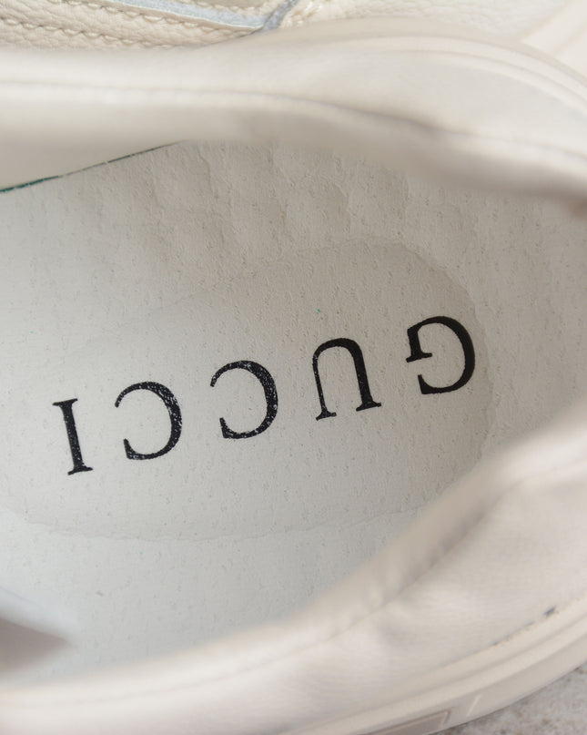Gucci Off-White Elevated Sole Leather Sneaker
