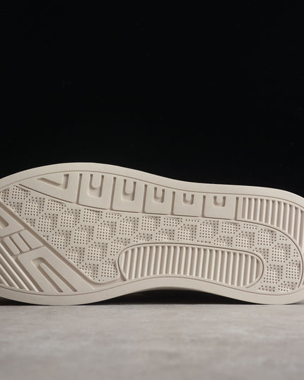 Gucci Off-White Elevated Sole Leather Sneaker