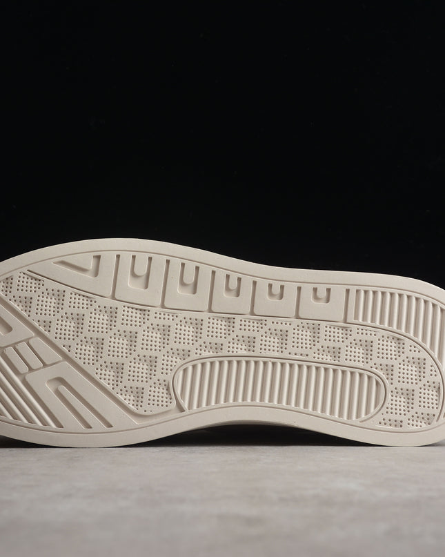 Gucci Off-White Elevated Sole Leather Sneaker