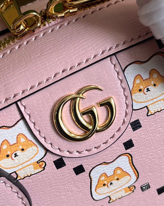 Gucci Ophidia Animal Print Mini Bag 724606