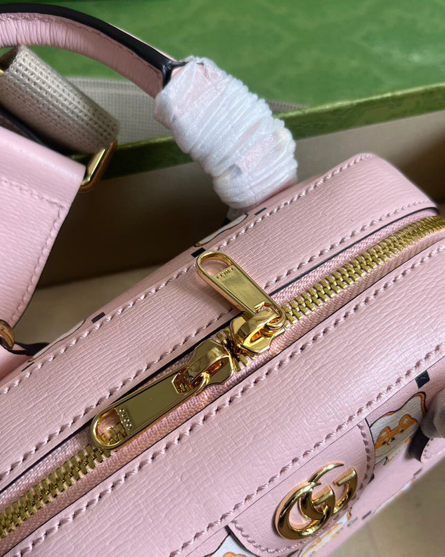 Gucci Ophidia Animal Print Mini Bag 724606