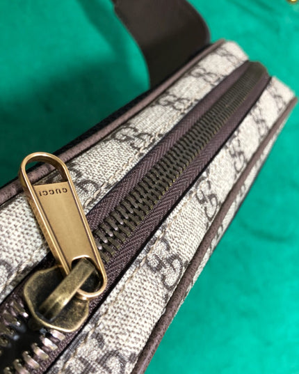 Gucci Ophidia Belt Bag 574796 – Web Stripe Canvas with Gold GG Logo