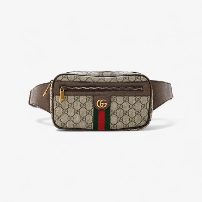 Gucci Ophidia Belt Bag 574796 – Web Stripe Canvas with Gold GG Logo