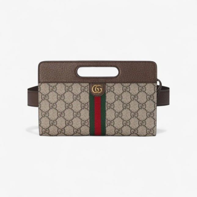 Gucci Ophidia Belt Bag 704196 – Brown GG Supreme Canvas