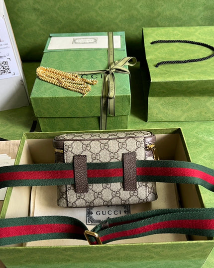 Gucci Ophidia GG Beauty Belt Bag – Top Zip & Chain Strap