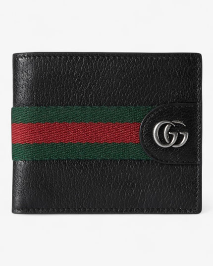 Gucci Ophidia Black Leather Bi-Fold Wallet