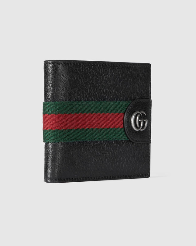 Gucci Ophidia Black Leather Bi-Fold Wallet