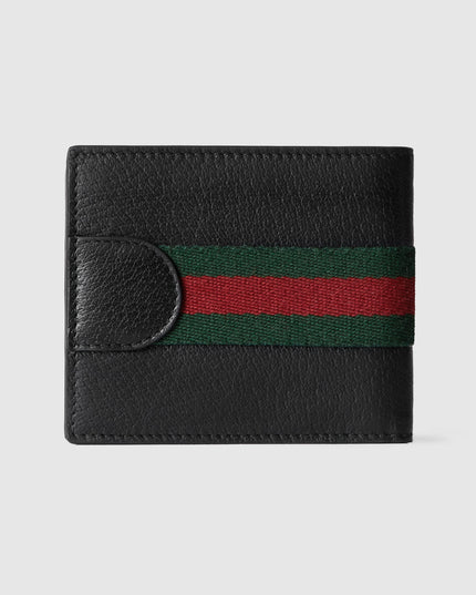 Gucci Ophidia Black Leather Bi-Fold Wallet