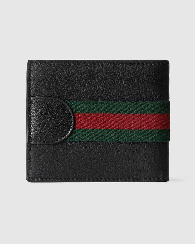 Gucci Ophidia Black Leather Bi-Fold Wallet