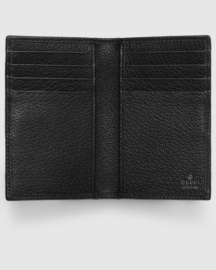 Gucci Ophidia Black Leather Long Card Case