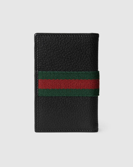 Gucci Ophidia Black Leather Long Card Case