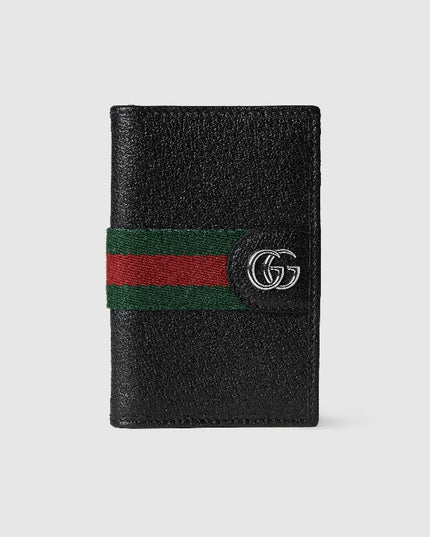 Gucci Ophidia Black Leather Long Card Case