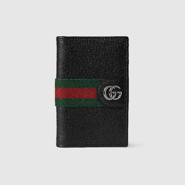 Gucci Ophidia Black Leather Long Card Case