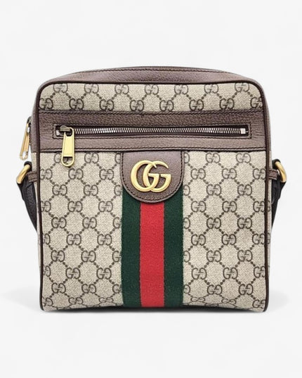 Gucci Ophidia GG Medium Messenger Bag – Beige/Ebony