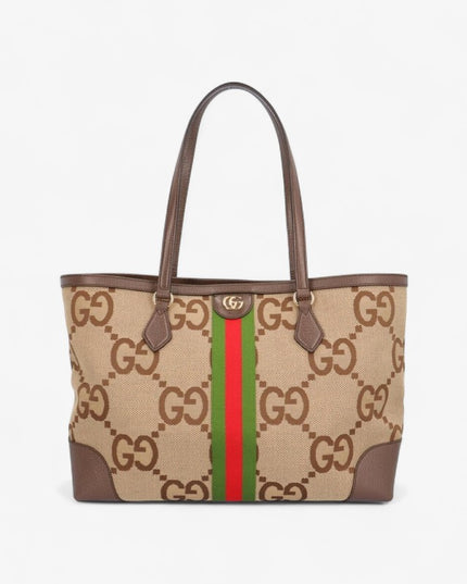 Gucci Ophidia Jumbo GG Medium Tote Bag – Beige/Brown