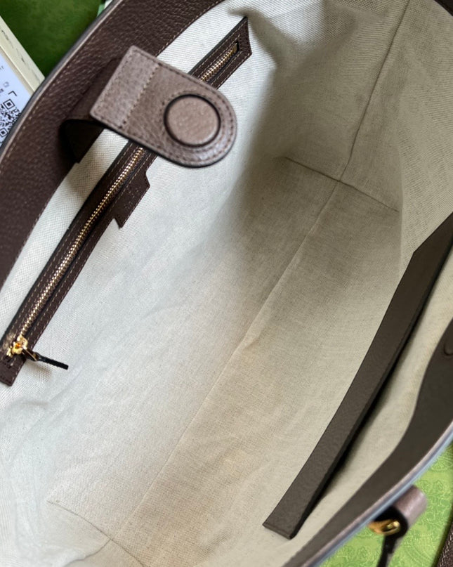 Gucci Ophidia Jumbo GG Medium Tote Bag – Beige/Brown