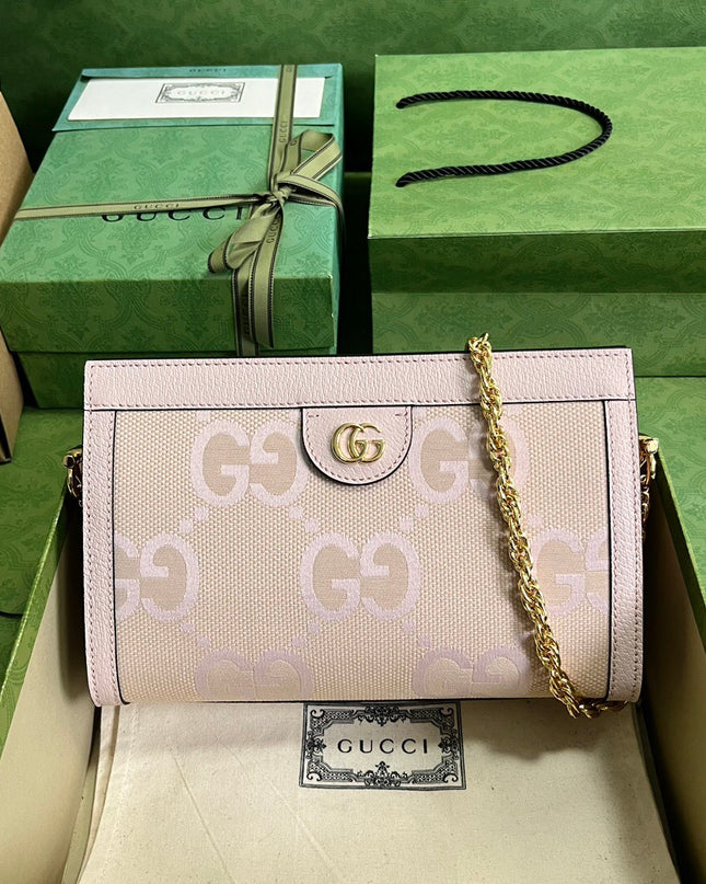 Gucci Ophidia GG Small Shoulder Bag – Soft Pink