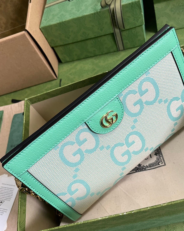 Gucci Ophidia GG Small Shoulder Bag – Aqua Green