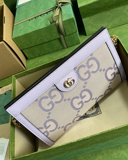 Gucci Ophidia GG Small Shoulder Bag – Lilac and Beige