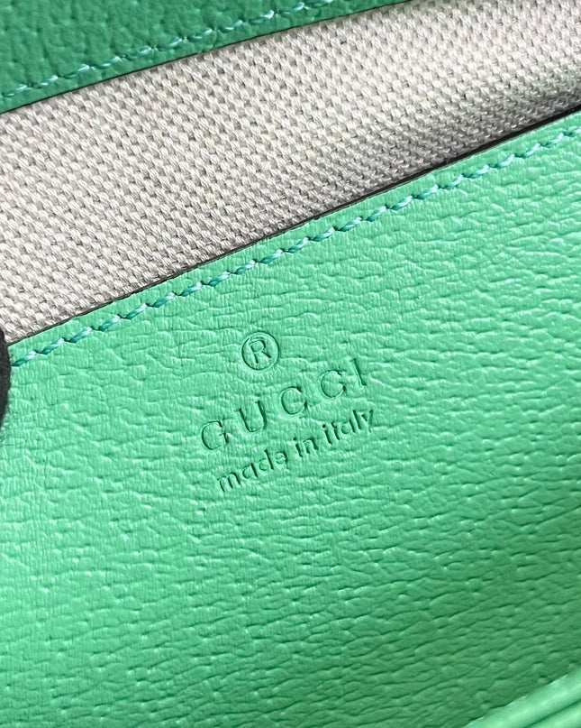 Gucci Ophidia GG Small Shoulder Bag – Aqua Green