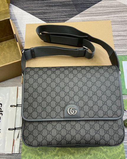 Gucci Ophidia Large Crossbody Bag 792119 - Grey