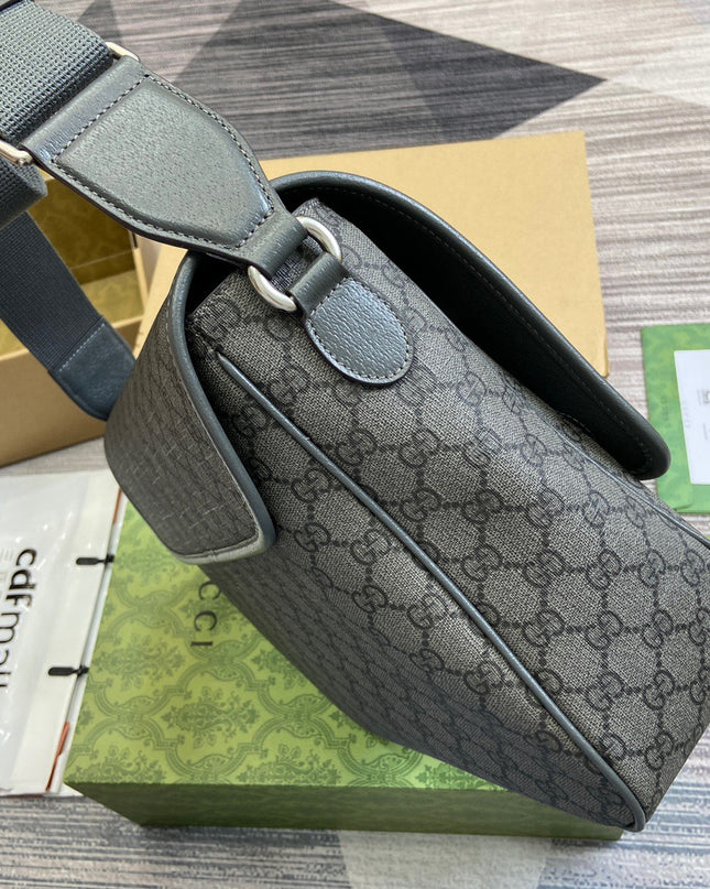 Gucci Ophidia Large Crossbody Bag 792119 - Grey