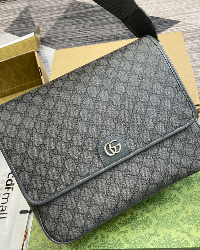 Gucci Ophidia Large Crossbody Bag 792119 - Grey