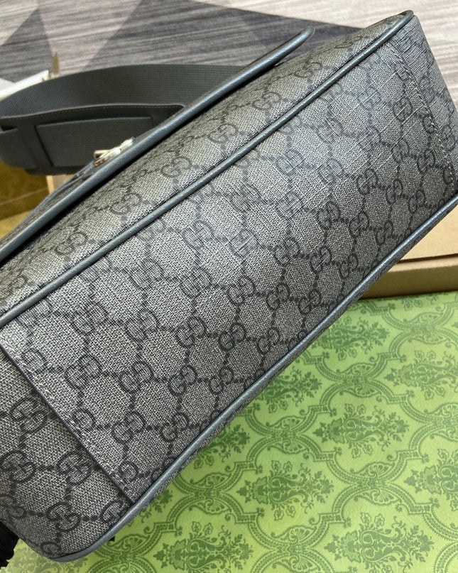 Gucci Ophidia Large Crossbody Bag 792119 - Grey
