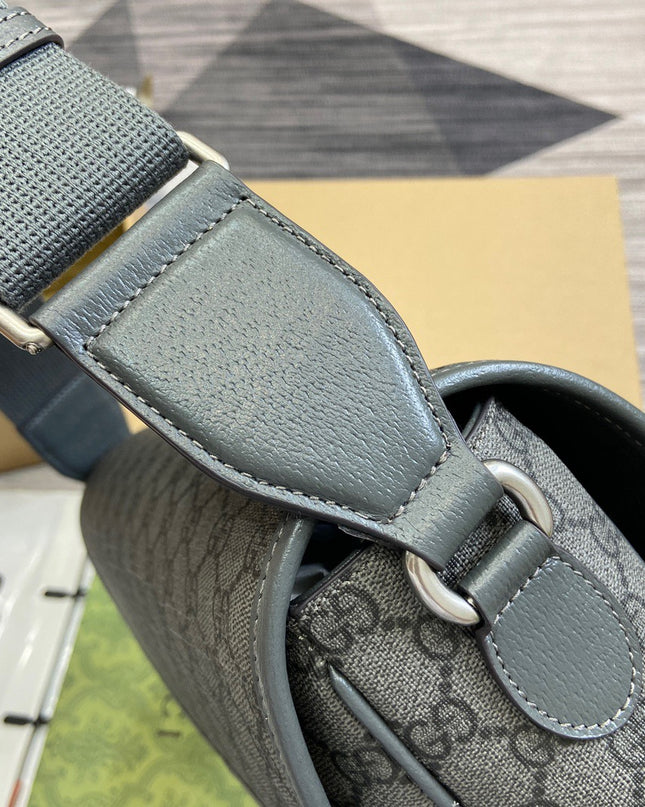 Gucci Ophidia Large Crossbody Bag 792119 - Grey