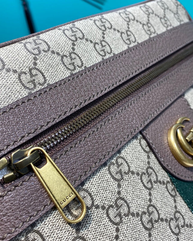 Gucci Ophidia GG Medium Messenger Bag – Beige/Ebony