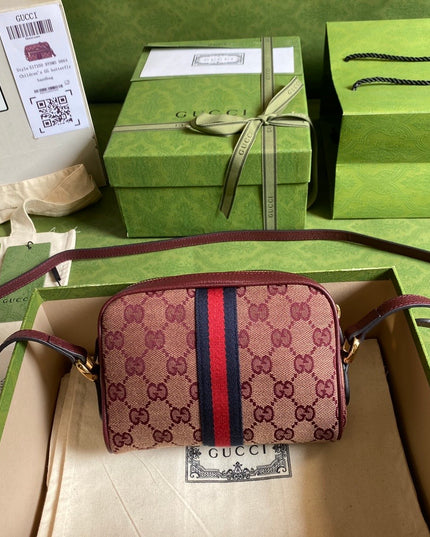 Gucci Ophidia Mini Bag With Web 517350