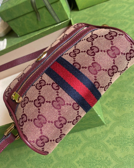 Gucci Ophidia Mini Bag With Web 517350