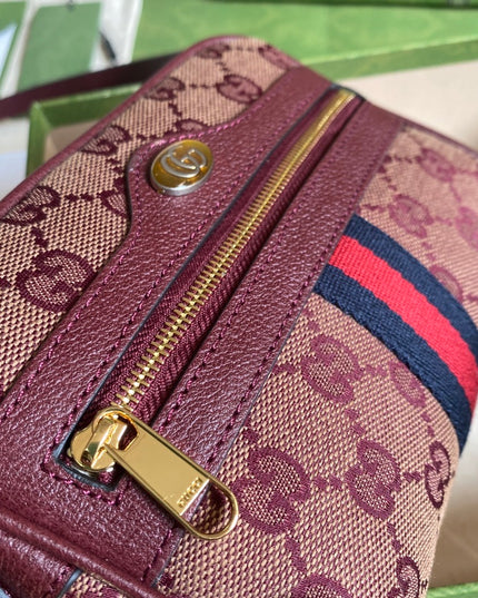 Gucci Ophidia Mini Bag With Web 517350