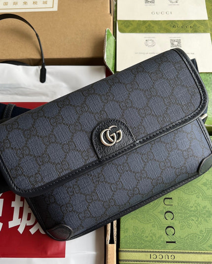 Gucci GG Messenger Bag – Black GG Supreme
